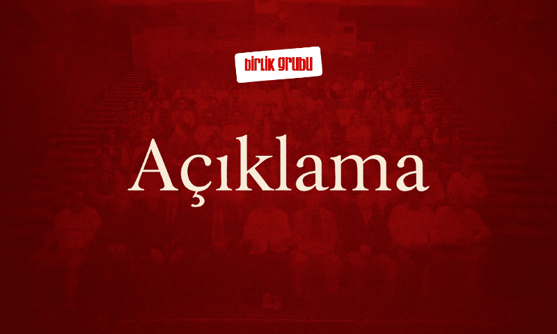 Birlik Grubu Açıklaması